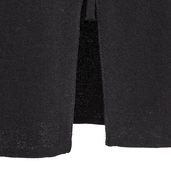 Annette Gortz SS/16 Vice Black Ribbed Collar Long Zip Fit-and-Flare Cardigan - Picture 8 of 11